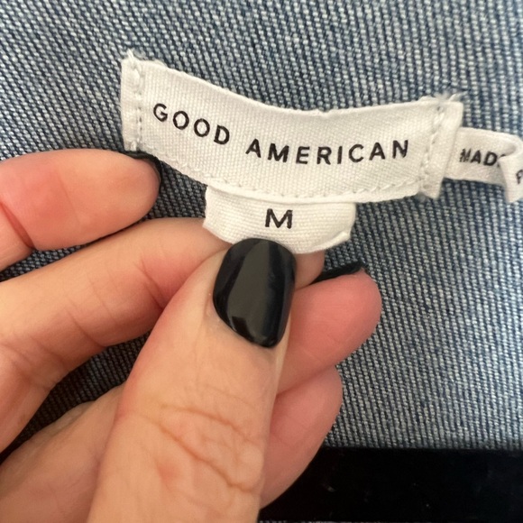 Good American Fit for success jeans jumpsuit. M. Straight leg jumpsuit. - Picture 7 of 7